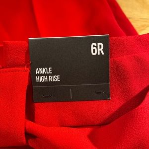 Express ankle waist tie pants  high rise